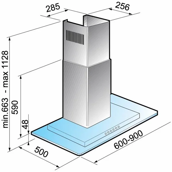 Вытяжка Korting KHC 6956 X купить в Москве
