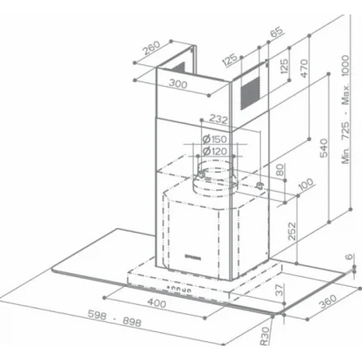 Вытяжка Faber NICE X/V A60 купить в Москве
