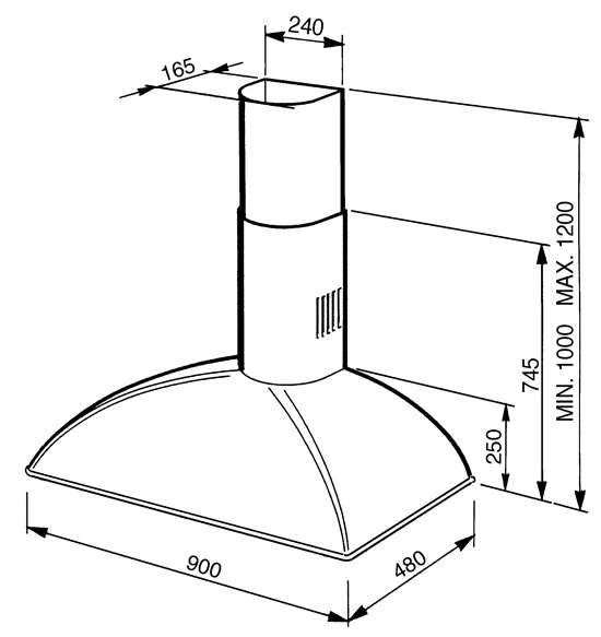 Вытяжка Smeg KSE89D2 купить в Москве
