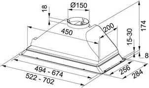 Вытяжка Franke FBI 512 GR купить в Москве
