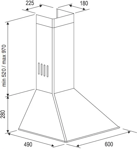Вытяжка Kuppersberg Onda 60 JB 4PB купить в Москве

