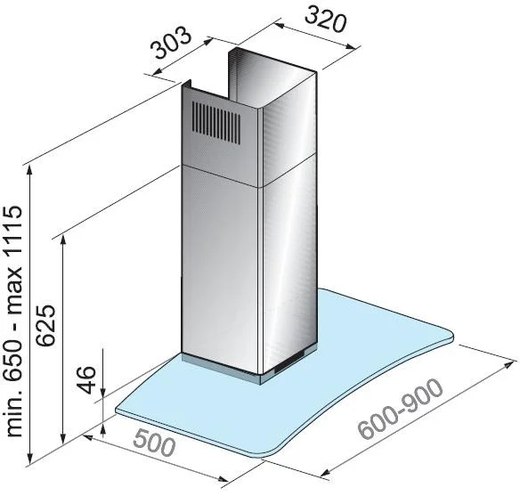Вытяжка Korting KHC 6972 X купить в Москве
