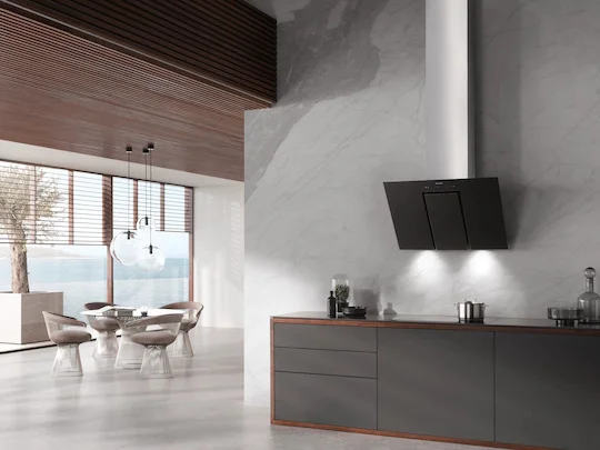 Кухонная вытяжка Miele DA 6498 W OBSW с витрины, новая купить в Москве
