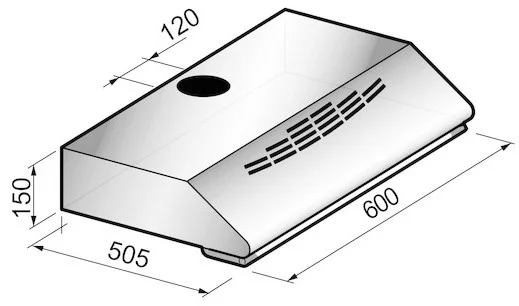 Вытяжка Korting KHT 6332 BR купить в Москве
