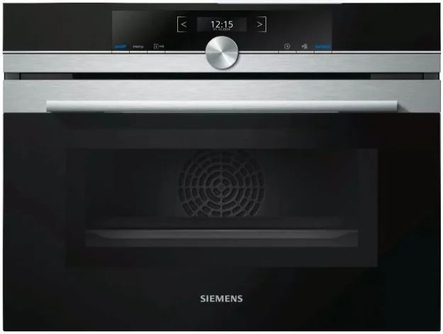 Духовой шкаф с функцией СВЧ Siemens CM633GBS1 с витрины новый купить в Москве
