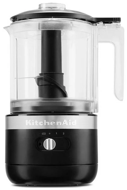 Кухонный мини-комбайн KitchenAid 5KFCB519EBM матовый черный купить в Москве с доставкой
