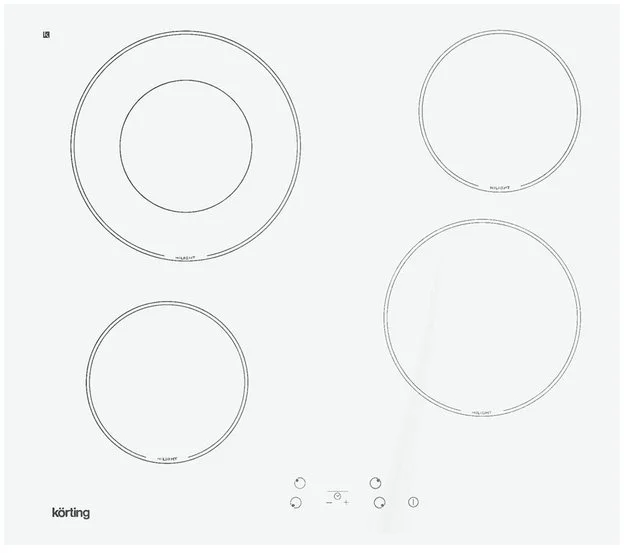 Варочная поверхность Korting HK 62001 BW купить в Москве