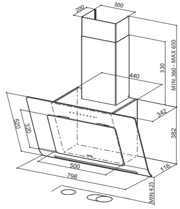 Вытяжка Faber INFINITY WH A80 купить в Москве
