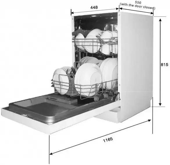 Встраиваемая посудомоечная машина Brandt VS1010J купить в Москве