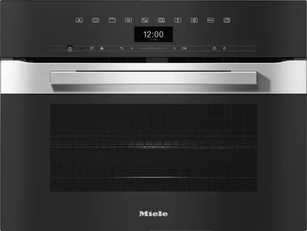 Компактный духовой шкаф с СВЧ Miele H 7440 BM EDST/CLST с витрины новый купить в Москве