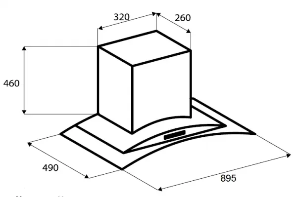Вытяжка Zigmund Shtain K 296.61 S купить в Москве

