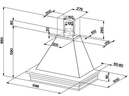 Вытяжка Faber RANCH 60 Spatolato SC EP корпус венецианская штукатурка купить в Москве
