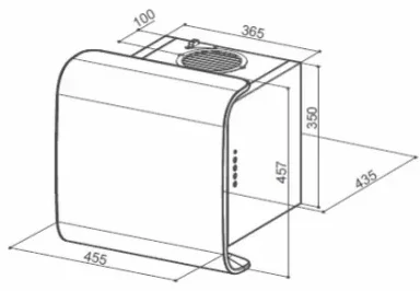 Вытяжка Faber CARRE' PINK F42 купить в Москве
