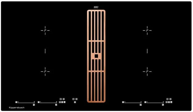Варочная панель с вытяжкой Kuppersbusch KMI 9800.0 SR Copper купить в Москве