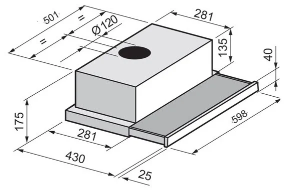 Вытяжка Korting KHP 6211 X купить в Москве
