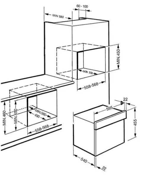 Микроволновая печь Smeg SC45MB2 купить в Москве
