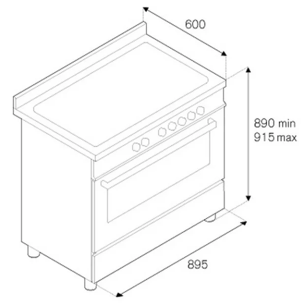 Варочный центр Bertazzoni PRO906HYBSXT купить в Москве