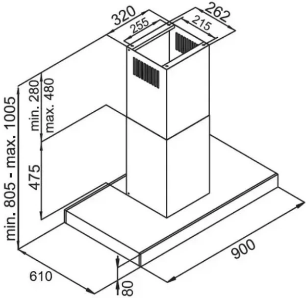 Вытяжка Kuppersberg DUDL 8 купить в Москве
