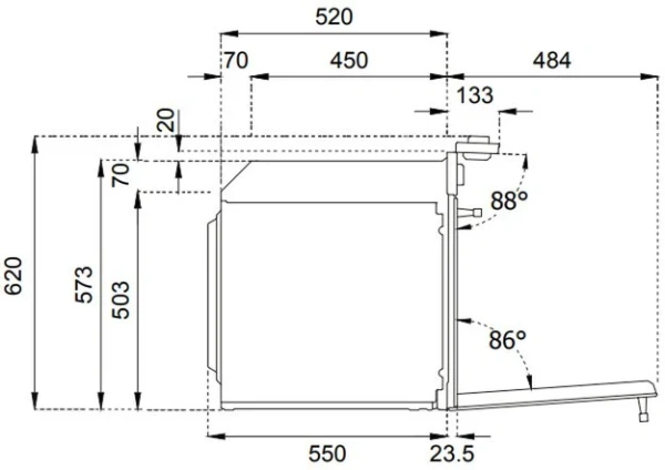 Духовой шкаф с паром Bertazzoni F6011PROVPTN купить в Москве
