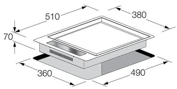 Теппан-яки Fulgor Milano CPH 402 ID TY TC X/2 купить в Москве с доставкой
