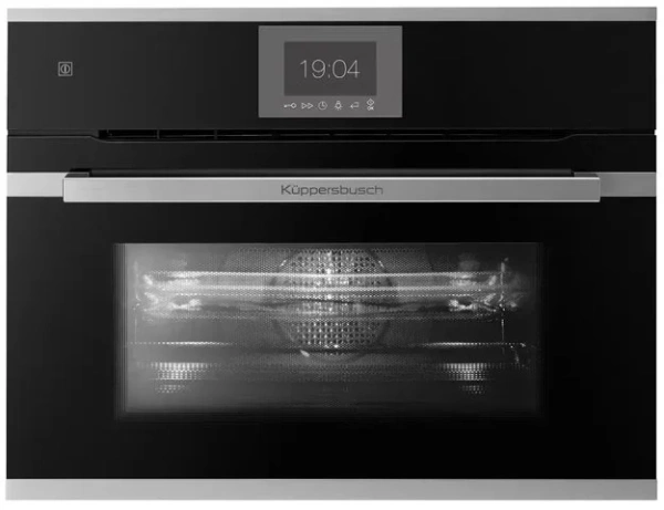 Компактный духовой шкаф с микроволнами  Kuppersbusch CBM 6550.0 S1 Stainless Steel купить в Москве