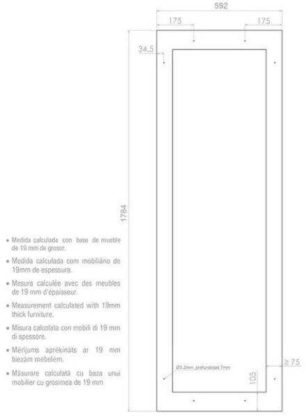 Встраиваемый винный шкаф Pando PVMAP 178-112 PAL купить в Москве