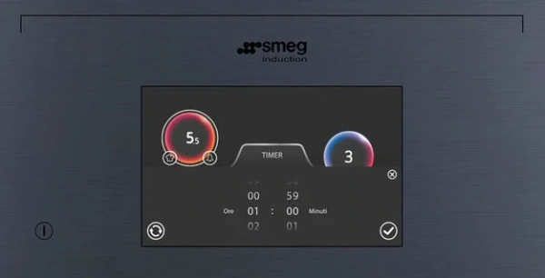 Индукционная варочная панель Smeg SIA1963DG купить в Москве с доставкой
