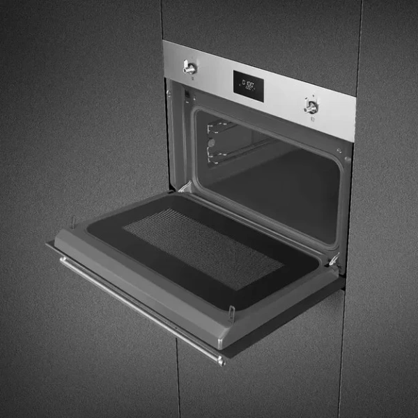 Встраиваемая микроволновая печь Smeg SO4301M0X купить в Москве
