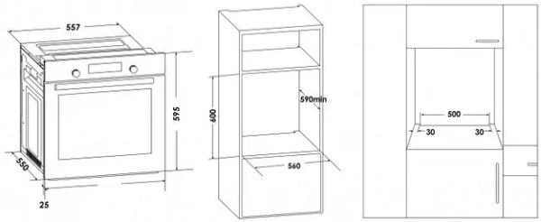 Духовой шкаф Schaub Lorenz SLB EE6313 купить в Москве
