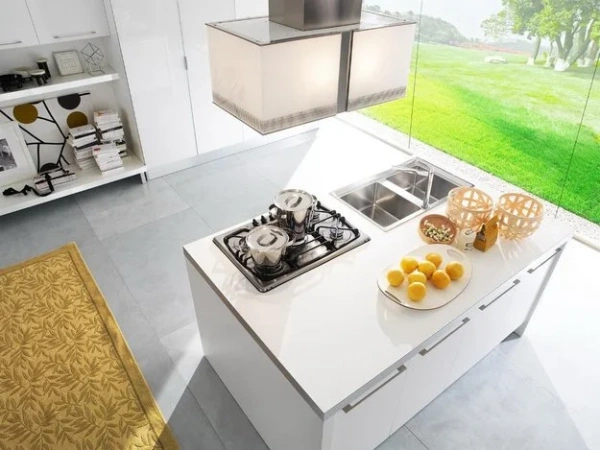 Вытяжка Falmec Mirabilia Isola 67 Platinum Vetro (800) ECP купить в Москве
