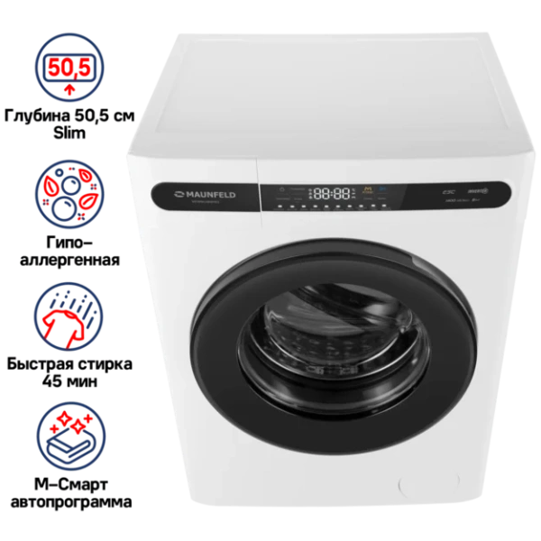 Стиральная машина Maunfeld MFWM148WH01 купить в Москве