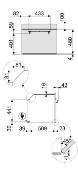 Духовой шкаф Smeg SF750OT купить в Москве

