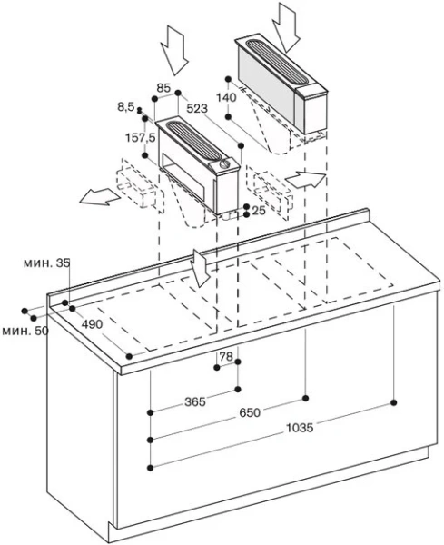 Вытяжка Gaggenau VL 040-115 купить в Москве
