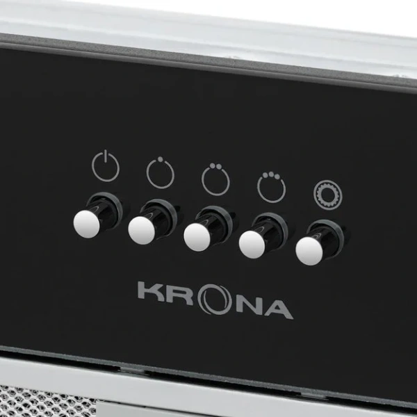 Встраиваемая вытяжка Krona ELISA 600 GLASS BLACK PB купить в Москве
