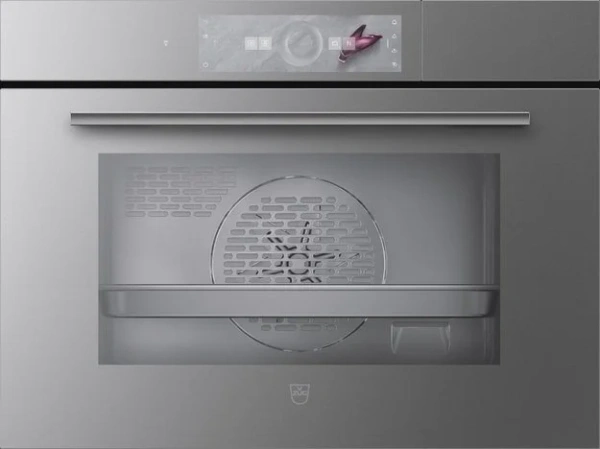 Встраиваемый паровой шкаф V-Zug CombiSteamer V4000 45 CS4T-23031 (платиновое стекло) купить в Москве