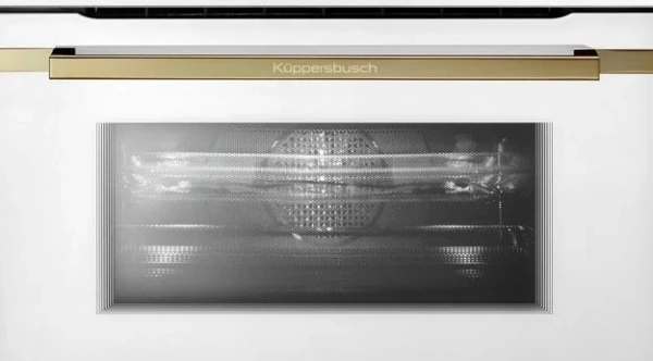 Компактный духовой шкаф с микроволнами Kuppersbusch CBM 6550.0 W4 Gold купить в Москве
