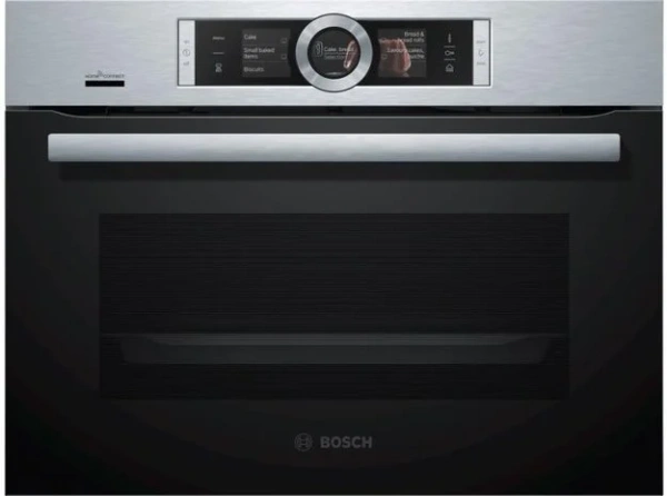 Компактный встраиваемый духовой шкаф-пароварка BOSCH CSG656RS7 купить в Москве