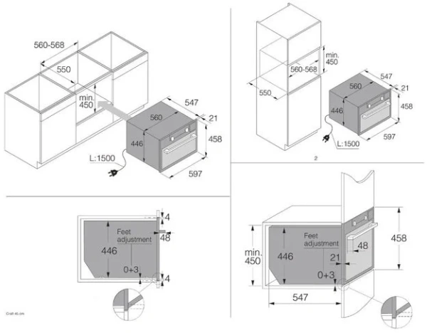 Встраиваемая микроволновая печь Asko OM8464A купить в Москве
