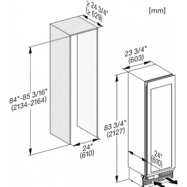 Встраиваемый винный холодильник Miele KWT2671VIS купить в Москве