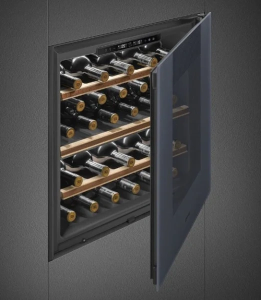 Встраиваемый холодильный шкаф для вина Smeg CVI129G купить в Москве