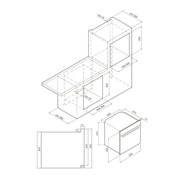 Духовой шкаф Graude BWGK 45.0 S купить в Москве
