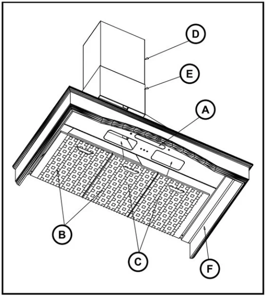 Вытяжка Teka Nubero 60 HP WHITE CREAM купить в Москве
