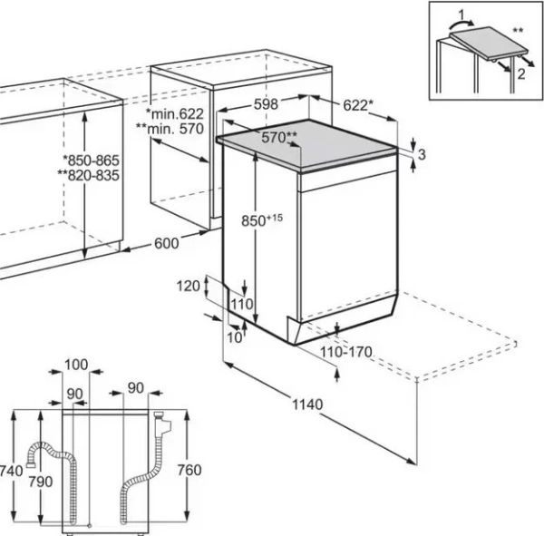 Посудомоечная машина Electrolux ESM48310SX купить в Москве