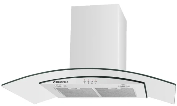 Вытяжка Maunfeld ANCONA PLUS 90 WHITE GLASS Transparent купить в Москве
