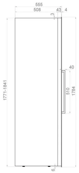 Встраиваемый винный шкаф Pando PVMAV 178-112CRL купить в Москве