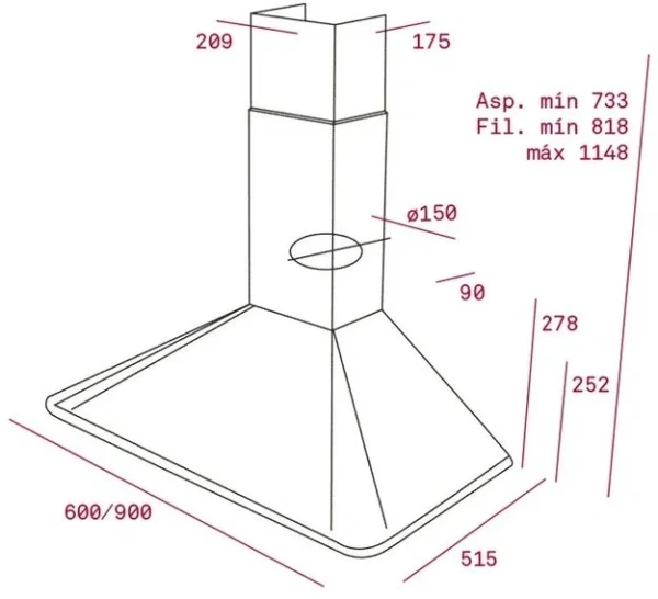 Вытяжка Teka DOS 90 BEIGE-BRASS купить в Москве
