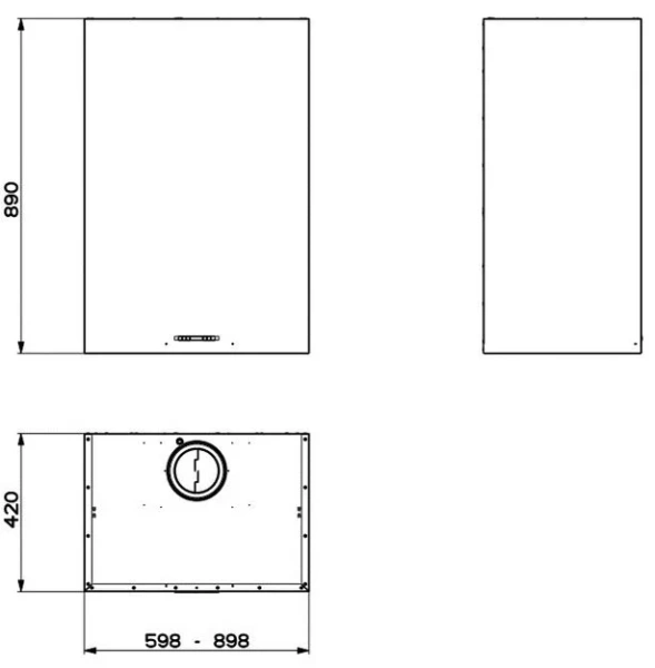 Вытяжка Faber CUBIA GLOSS PLUS EV8 WH A60 купить в Москве
