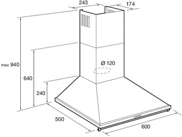 Вытяжка Korting KHC 6740 RI купить в Москве
