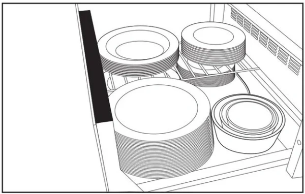 Встраиваемый подогреватель посуды Miele ESW 7030 OBSW купить в Москве
