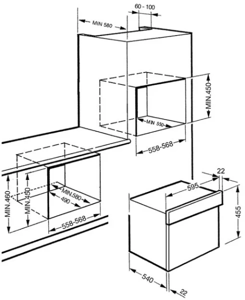 Микроволновая печь Smeg SC845MPO9 купить в Москве
